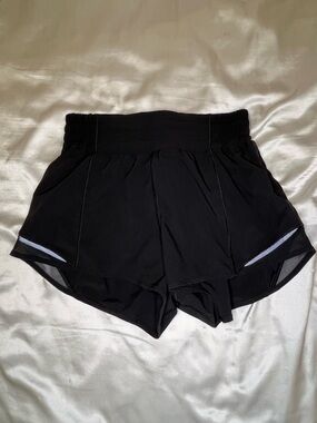 lululemon athletica Black Athletic Running Shorts
